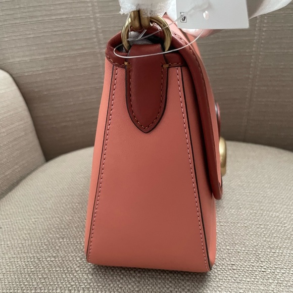 Coach tabby shoulder bag in colorblock light coral - Picture 13 of 16